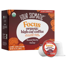 Four Sigmatic Focus High Caf Mushroom Coffee Single Serve Cups - 24 Count