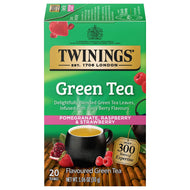 Twinings Green With Pomegranate, Raspberry & Strawberry Tea Bags - 20 Count (Case of 6)