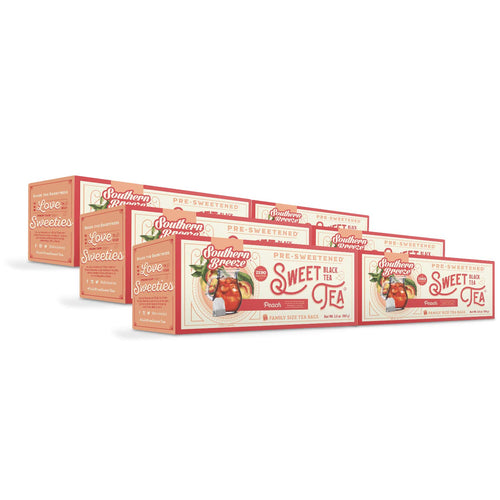 Southern Breeze Sweet Tea Peach Iced Black Tea - 22 Count (Case of 6)