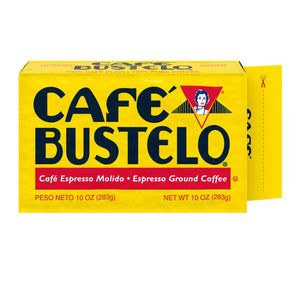 Café Bustelo Espresso Dark Roast Ground Coffee Brick - 10 Ounce