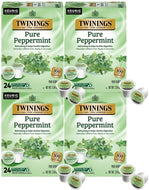 Twinings Peppermint Caffeine Free Herbal Tea K-Cups - 24 Count (Case of 4)