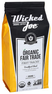 Wicked Joe Breakfast Blend Organic Fair Trade Ground Coffee - 12 Ounce (Case of 6)