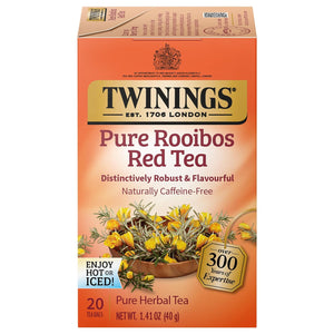 Twinings African Rooibos Herbal Red Tea Bags - 20 Count