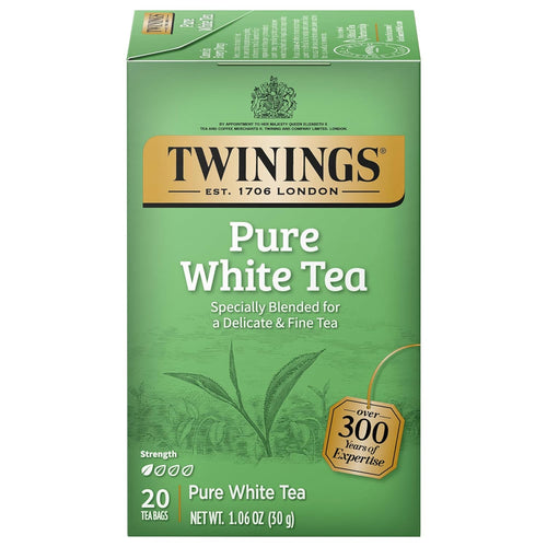 Twinings 100% Pure Fujian White Tea Bags - 20 Count