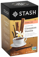 Stash Cinnamon Vanilla Herbal Tea Bags - 18 Count (Case of 6)