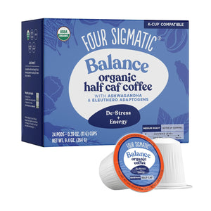 Four Sigmatic Mushroom Coffee Balance Single Serve Cups - 24 Count