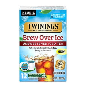 Twinings Unsweetened Black Tea Single Serve K-Cups - 12 Count