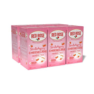 Red Rose Strawberry Cheesecake Herbal Tea Bags - 18 Count (Case of 6)