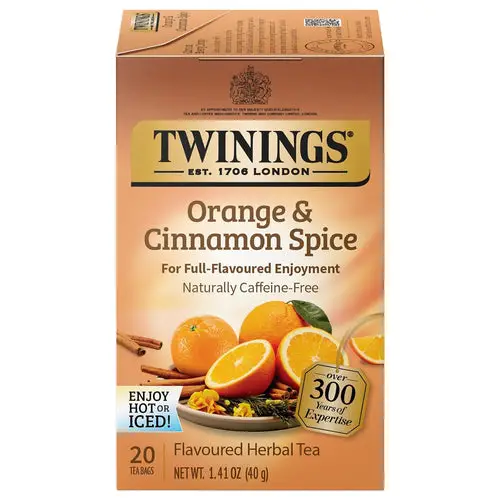 Twinings Rooibos Orange & Cinnamon Herbal Tea Bags - 20 Count