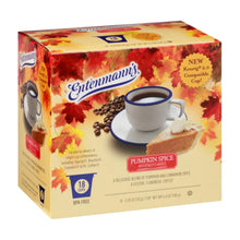 Entenmann's Pumpkin Spice Flavored Medium Roast Single Serve Coffee Cups (for K-Cup Brewers) - 18 Count