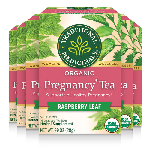 Traditional Medicinals Organic Pregnancy Herbal Tea Bags - 16 Count (Case of 6)