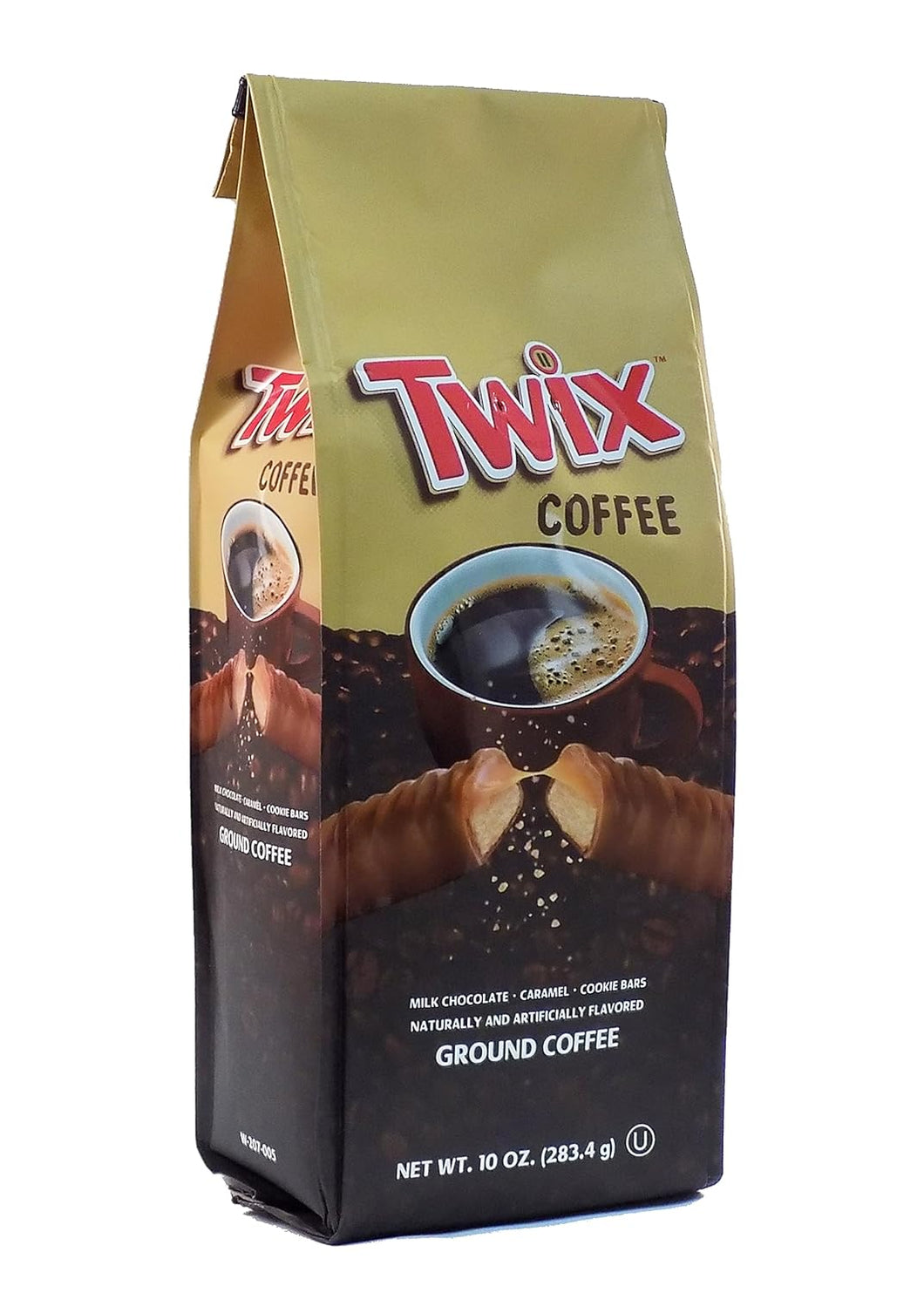 Twix Milk Chocolate Caramel Cookie Bar Ground Coffee - 10 Ounce