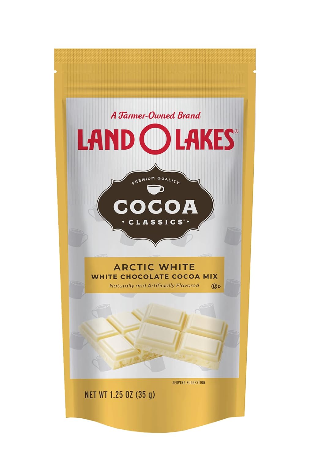 Land O Lakes Artic White Hot Cocoa Mix, 1.25-Oz Packets (Pack of 12)