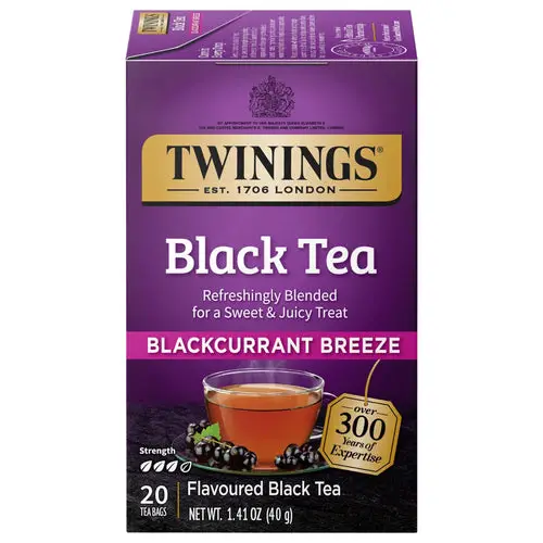 Twinings Blackcurrant Breeze Black Tea Bags - 20 Count