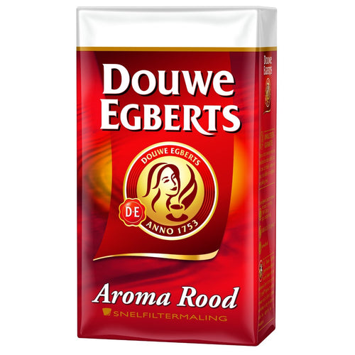 Douwe Egberts Aroma Rood Ground Coffee - 8.8oz (Case of 6)