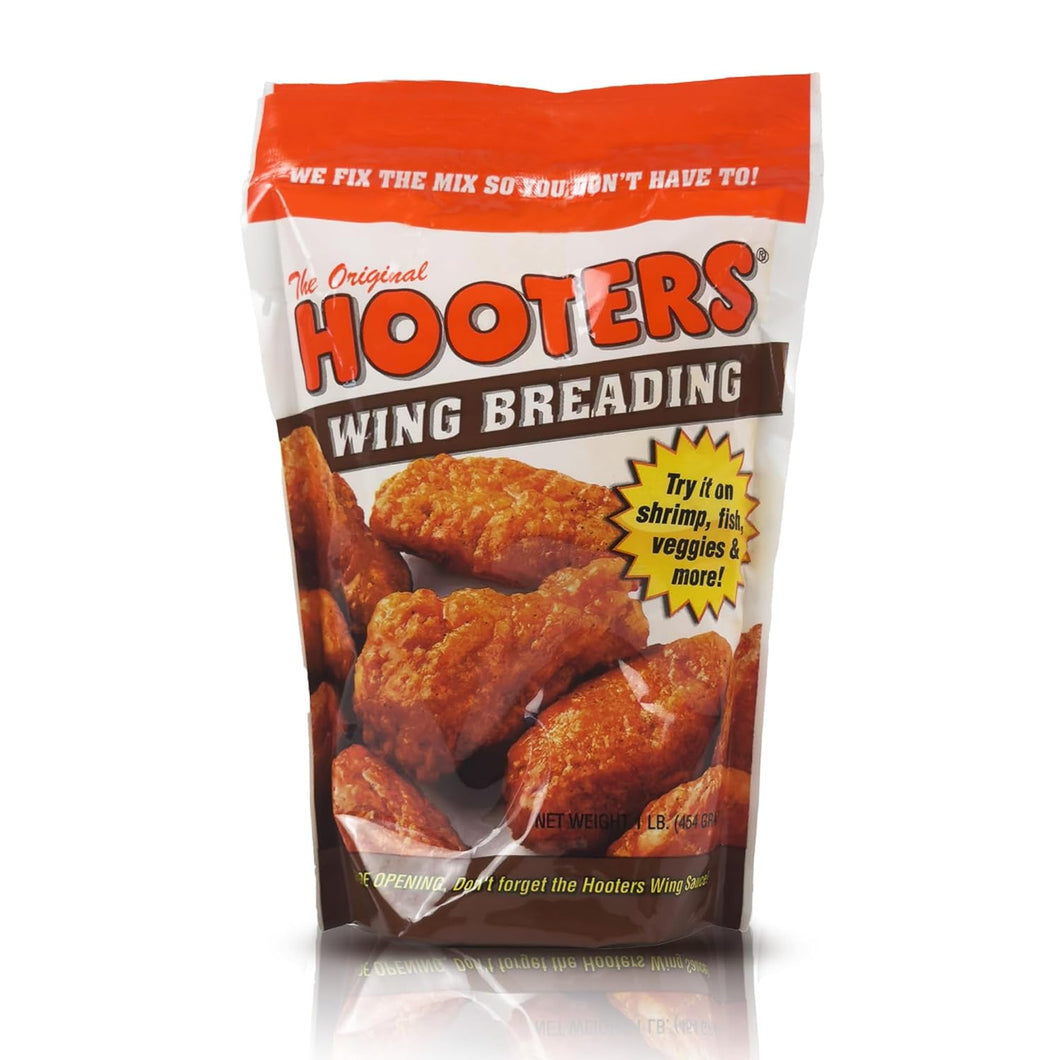 Hooters Wing Breading - Versatile Crispy & Crunchy Coating - 16 Oz