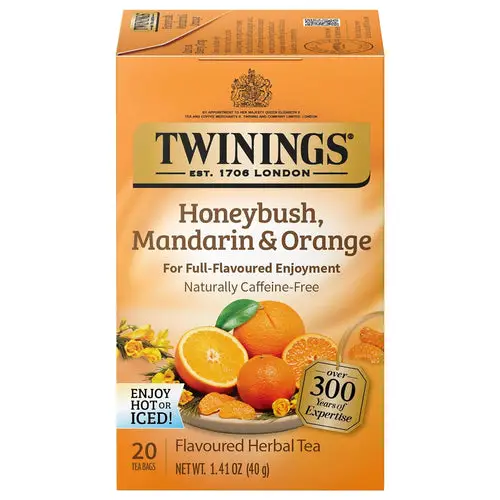 Twinings Honeybush Mandarin Orange Herbal Tea Bags - 20 Count