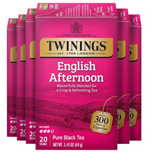 Twinings English Afternoon Black Tea Bags - 20 Count (Case of 6)