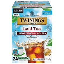 Twinings Unsweetened Black Tea Single Serve K-Cups - 24 Count (Case of 4)