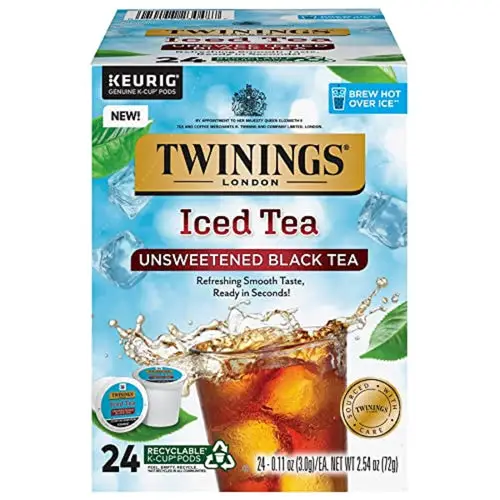 Twinings Unsweetened Black Tea Single Serve K-Cups - 24 Count