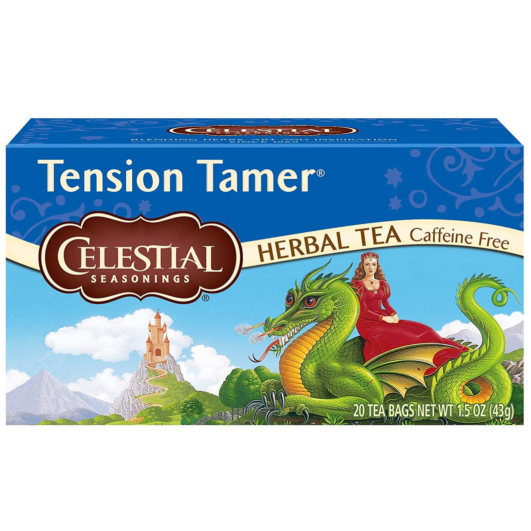 Celestial Seasonings Tension Tamer Caffeine Free Herbal Tea, 20 Count
