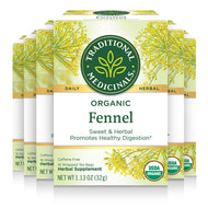 Traditional Medicinals Fennel Herbal Tea Bags - 16 Count (Case of 6)