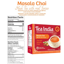 Tea India Masala Chai Black Tea Bags - 80 Count