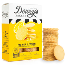 Dewey's Bakery Meyer Lemon Cookie Thins, No Artificial Flavors, Synthetic Colors or Preservatives - 9oz