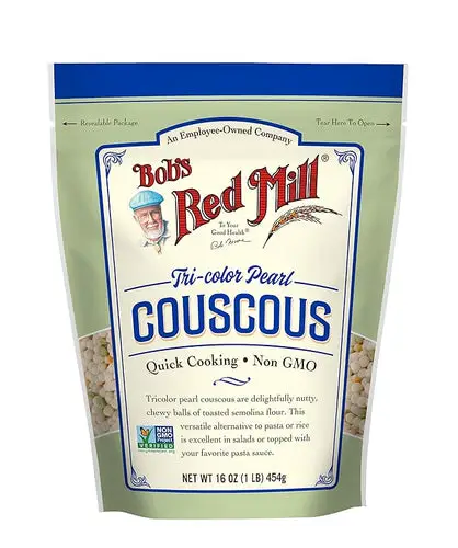 Bob's Red Mill Couscous Peral Tricolor, Non GMO - 16 Ounce