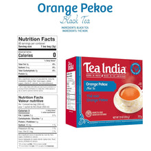 Tea India Orange Pekoe Black Tea Bags - 80 Count