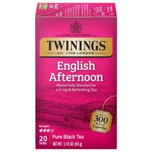 Twinings English Afternoon Black Tea Bags - 20 Count (Case of 6)