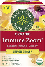 Traditional Medicinals Immune Zoom Lemon & Ginger Tea - 16 Count