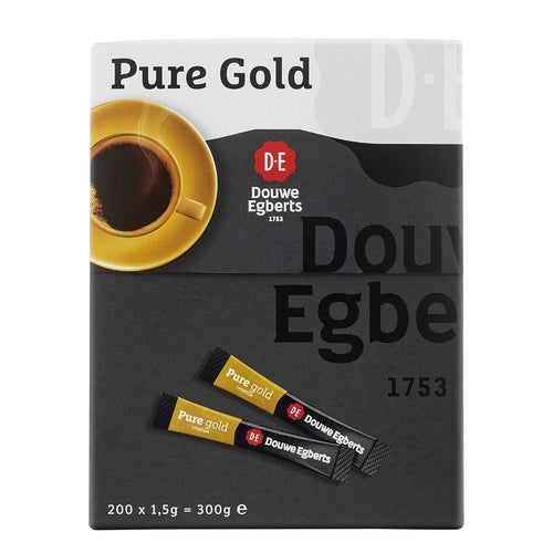 Douwe Egberts Pure Gold Instant Coffee Sticks, 1.5g - 200 portions
