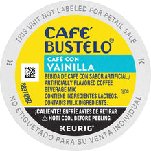 Cafe Bustelo Sweet & Creamy Café Con Vainilla Single Serve Cups - 10 Count