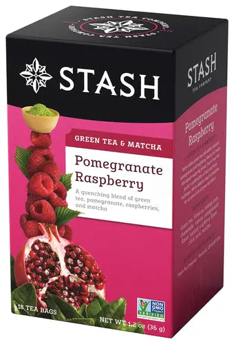 Stash Green Tea Pomegranate Raspberry with Matcha - 18 Count
