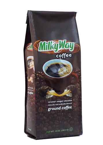 Milky Way Caramel Nougat & Chocolate Flavored Ground Coffee - 10 Ounce