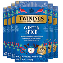 Twinings Winter Spice Apple, Cinnamon & Clove Herbal Tea - 20 Count (Case of 6)