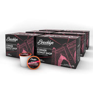 Brooklyn Beans Corner Donut Shop Single Serve Coffee Cups - 12 Count (Case of 6)