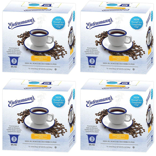 Entenmann's Breakfast Blend Single Serve Coffee Cups - 18 Count (Case of 4)