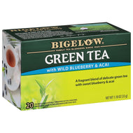 Bigelow Green With Blueberry Tea Bags - 20 Count Box (Case of 6)