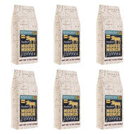 Moose Munch Peppermint Mocha Gourmet Ground Coffee - 12 Ounce (Case of 6)