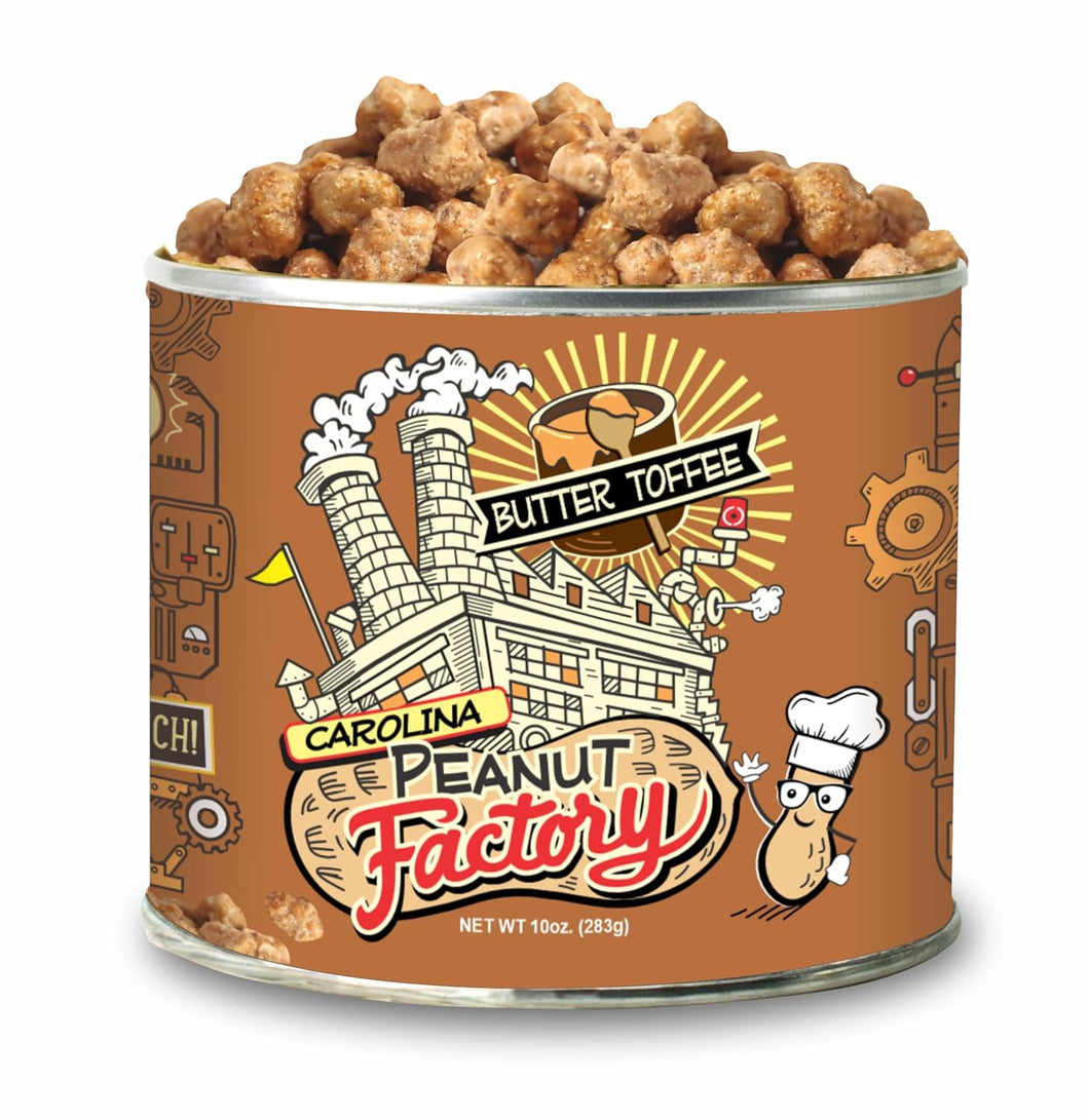 Carolina Peanut Factory Butter Toffee Flavored Gourmet Peanuts - 10 oz