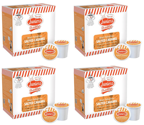 Junior's Most Fabulous Salted Caramel Single Serve Coffee Cups - 18 Count (Case of 4)