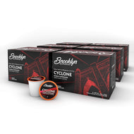 Brooklyn Beans Cyclone High Caffeine Single Serve Coffee Cups - 12 Count (Case of 6)