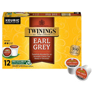 Twinings Earl Grey Black Tea Keurig K-Cups - 12 Count (Case of 6)