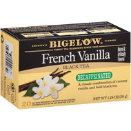 Bigelow Tea French Vanilla Decaffeinated Tea Bags, 20 Count Box (Case of 6)