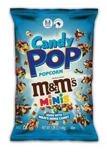 Snack Pop M&M Mini Candy Coated Popcorn, Made with Real Candy Pieces - 5.25oz