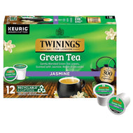 Twinings Jasmine Green Tea Single Serve K Cups - 12 Count (Case of 6)
