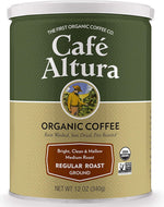 Café Altura Organic Regular Roast Ground Coffee - 12 Ounce (Case of 6)