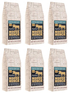 Moose Munch Maple Vanilla Flavored Ground Coffee - 12 Ounce (Case of 6)